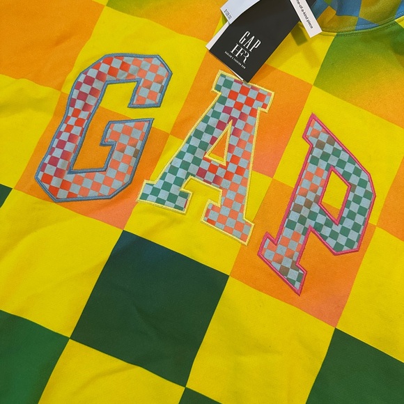 GAP Multicolor Checkered Hoodie by Bruce Glen - Picture 3 of 11